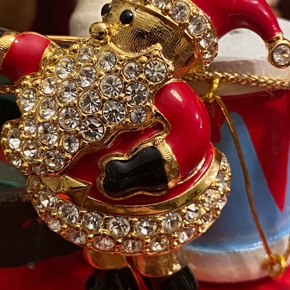 Swarovski Santa Claus brooch - Picture 2 of 5